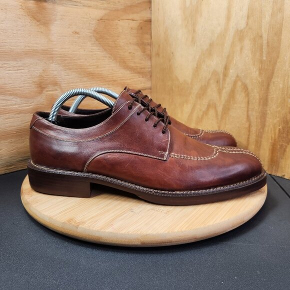 Cole Haan Mens Country Split Toe Oxford Leather Dress Shoes Size 10.5D - Picture 1 of 9